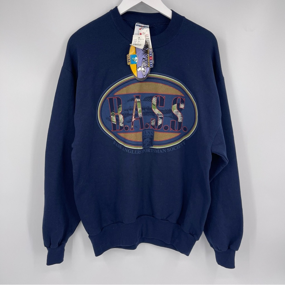 Deadstock Y2K Vintage Crewneck Sweater Jerzees Made In USA Mens Size L